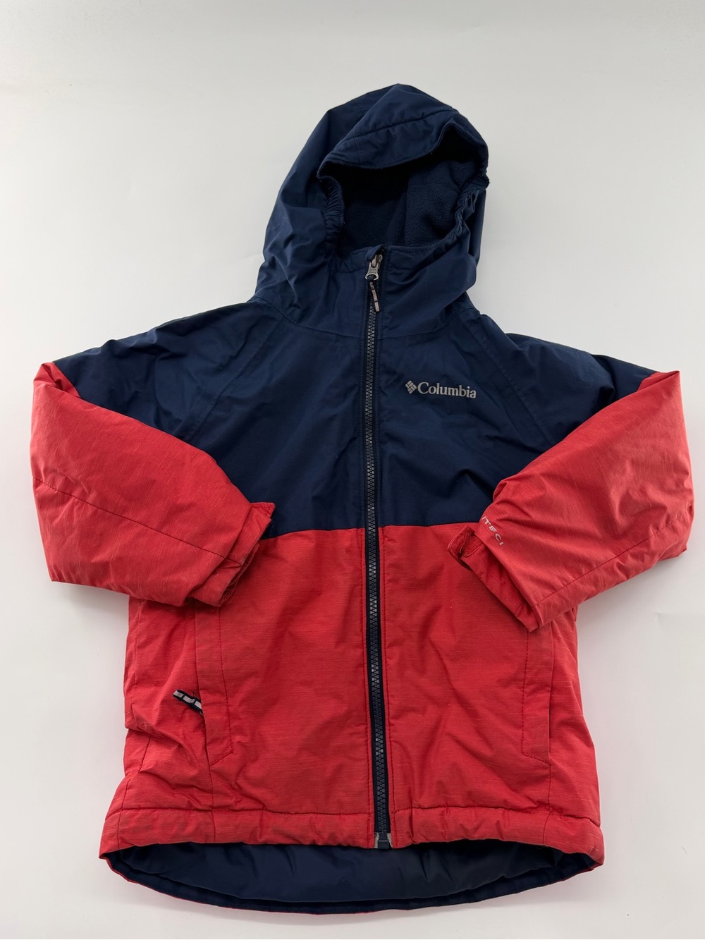 Columbia Boys Alpine Action Coat Jacket Winter Snow Ski Blue Red Kids XXS 4/5